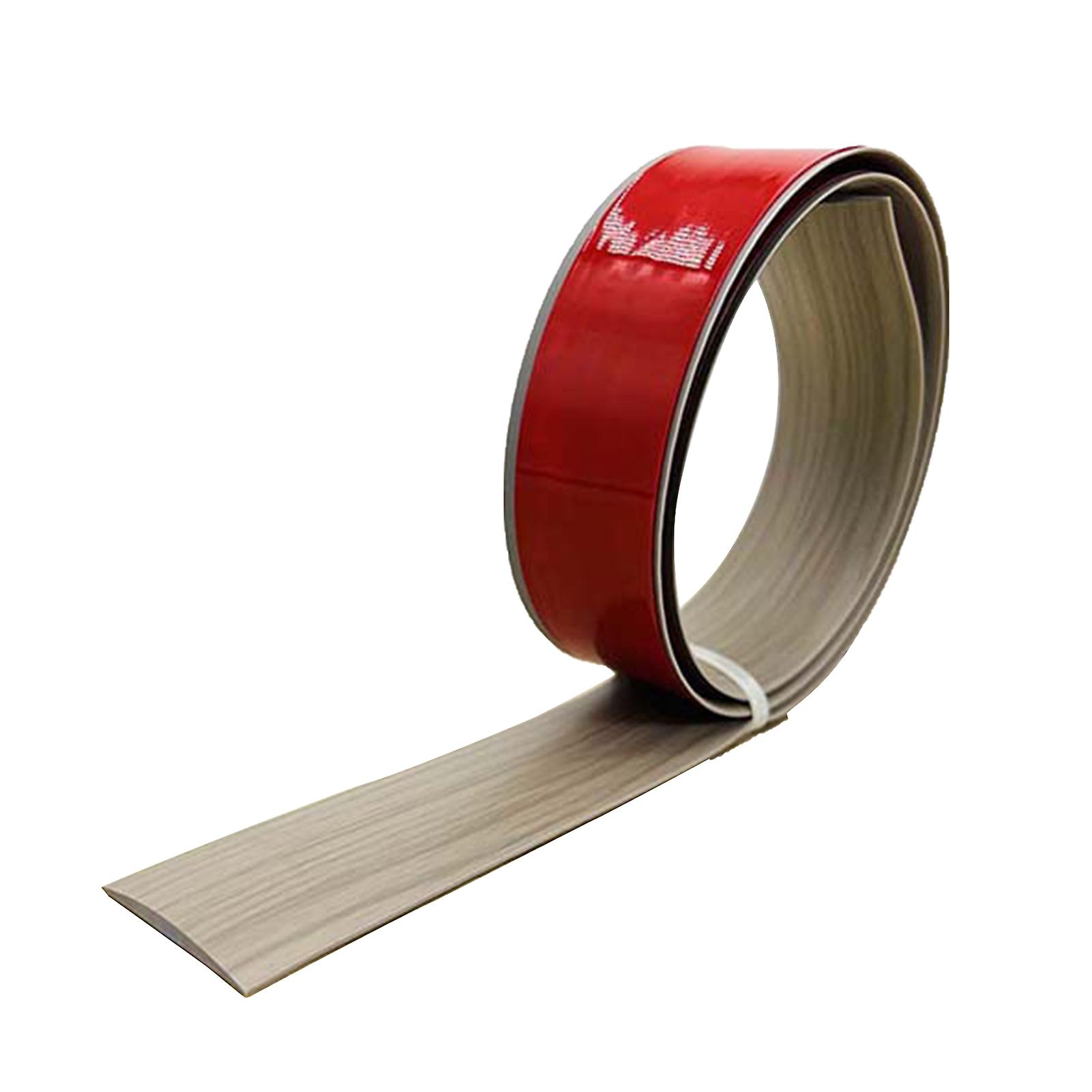 Door Seal Strip Self-Adhesive Floor Transition Strip Simple Installation Easy Cut PVC Edge Guard Seamless Floor Corner Cover