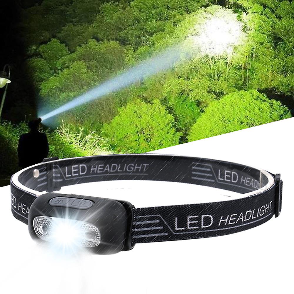 LE Headlamp, Super Bright Lightweight Powerful Head Torch, Adjustable Waterproof LED Flashlight