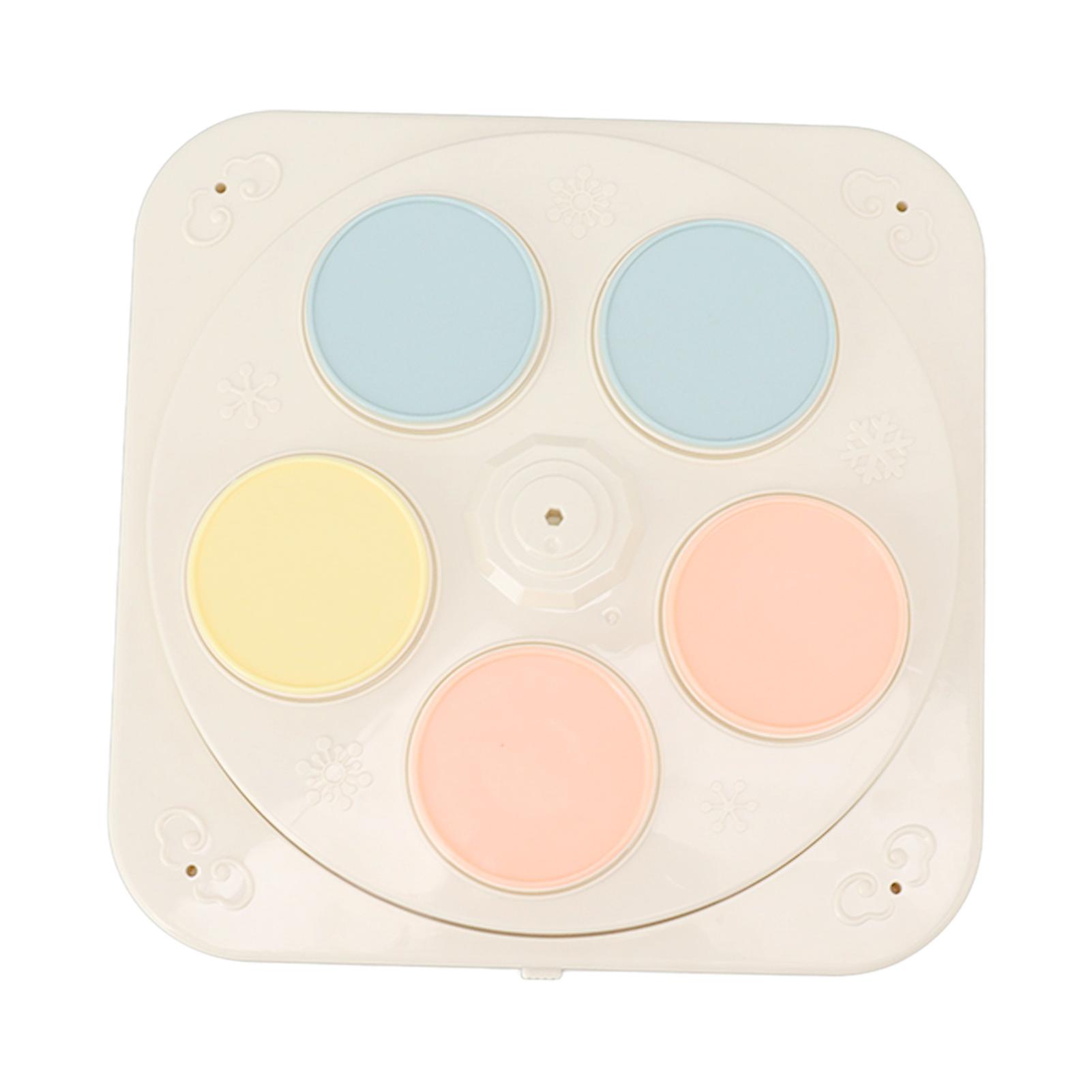 8 Inch Rotating Dessert Display Table with Music & 5 Trays