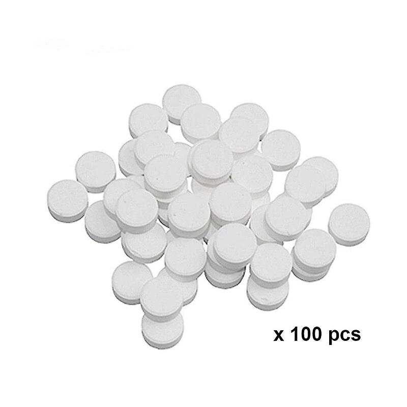 100Pcs Coffee Machines Cleaning Effervescent Tablets Universal Descaling Solution for All Types Coffee Machines~16048