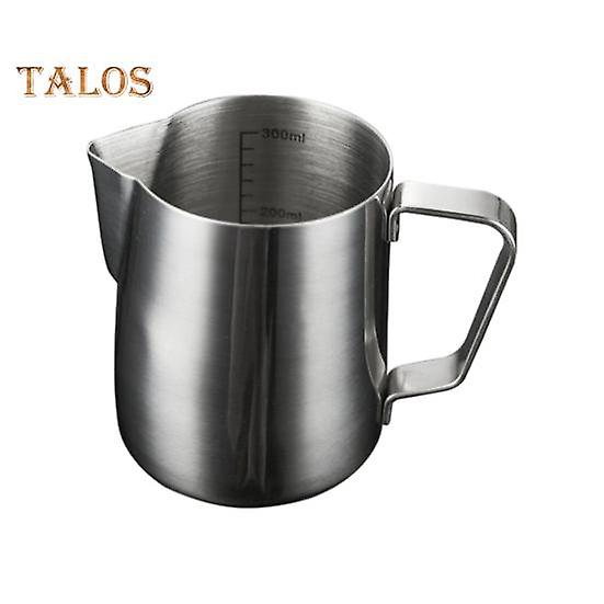 Milk Frothing Pitcher Comfortable Grid Anti-corrosion Practical Durable Food-grade Milk Frothing Pitcher for Bar