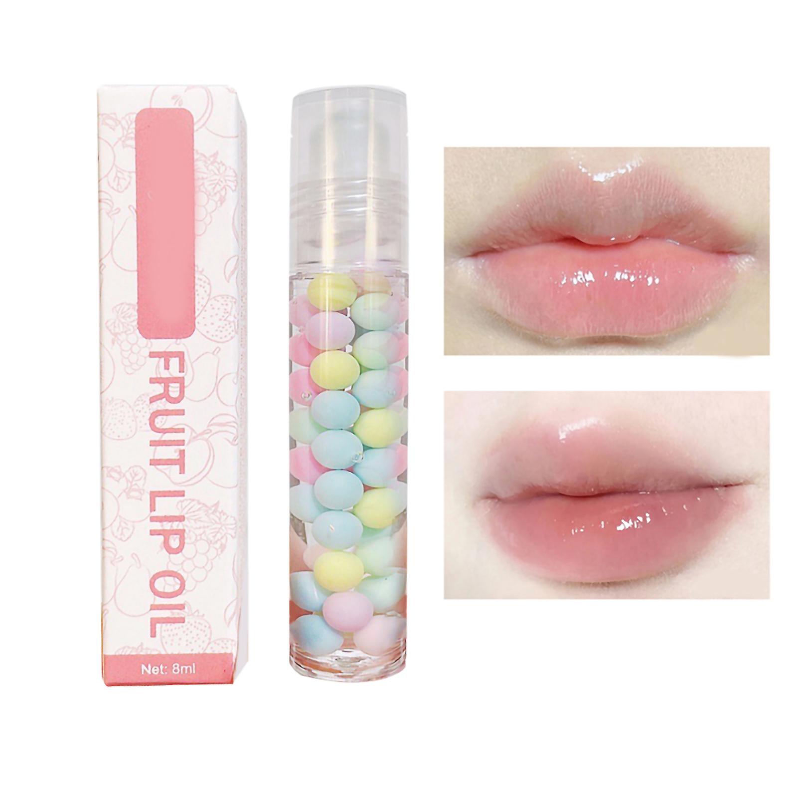 Roll on Fruit Serum, Lip Balm, Moisturizing Lip Gloss