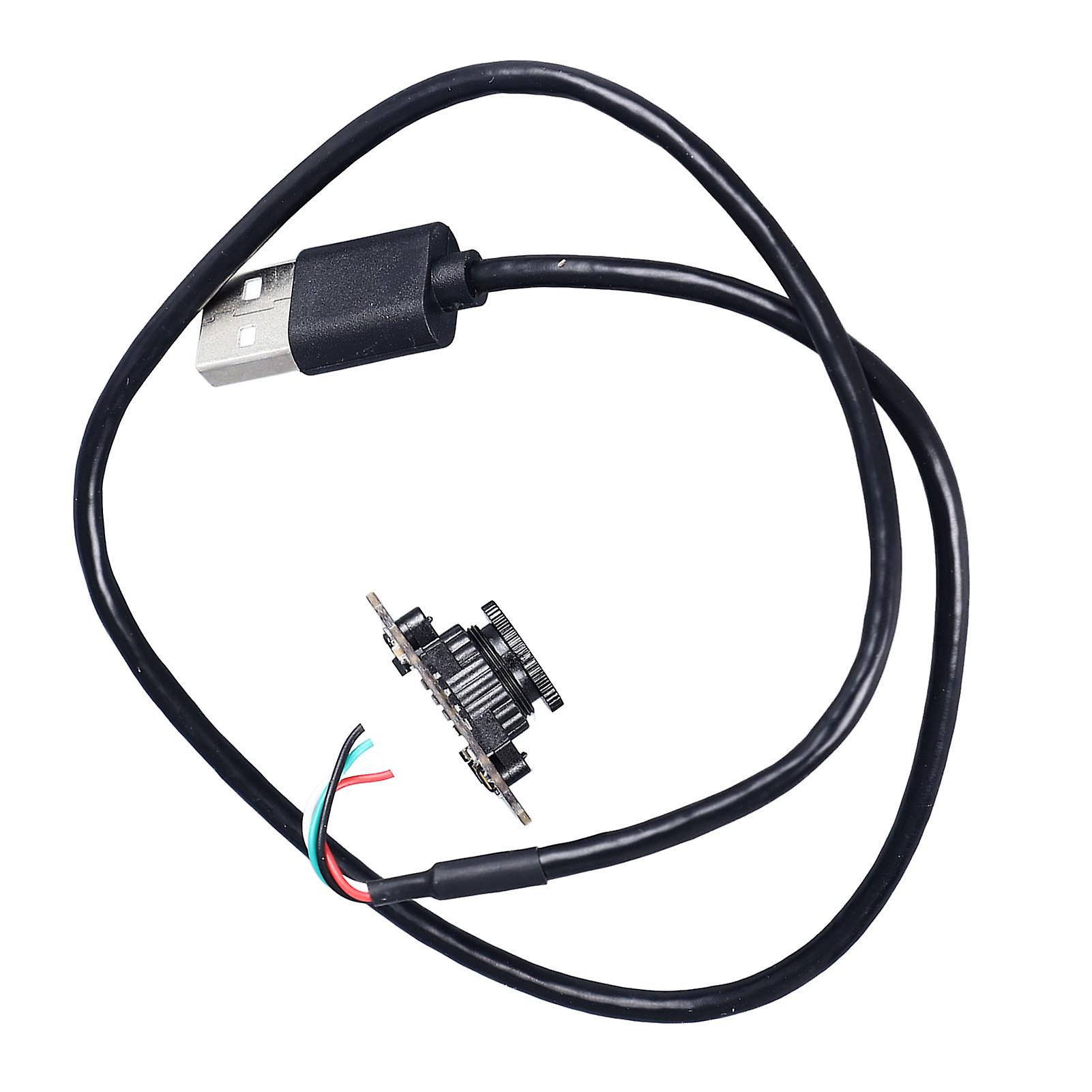 2MP Camera Module 72 Degree No Distortion Manual Focusing USB Wired Camera for Laptop Built in Analog Microphone