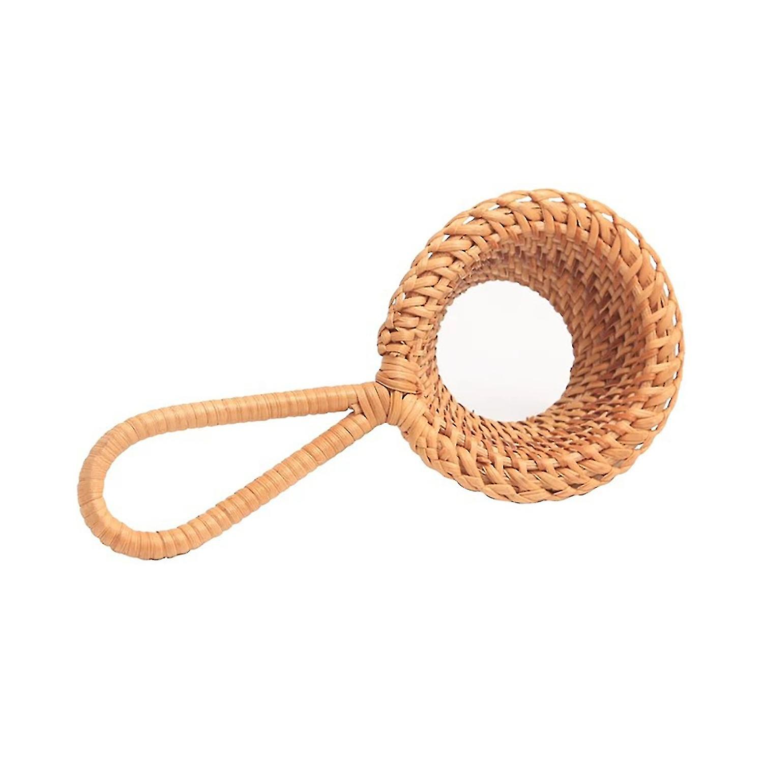 BoSaiD Tea Filter Handmade Rattan Woven Tea Ceremony Accessory Kung Fu Tea Funnel Kitchen Tools