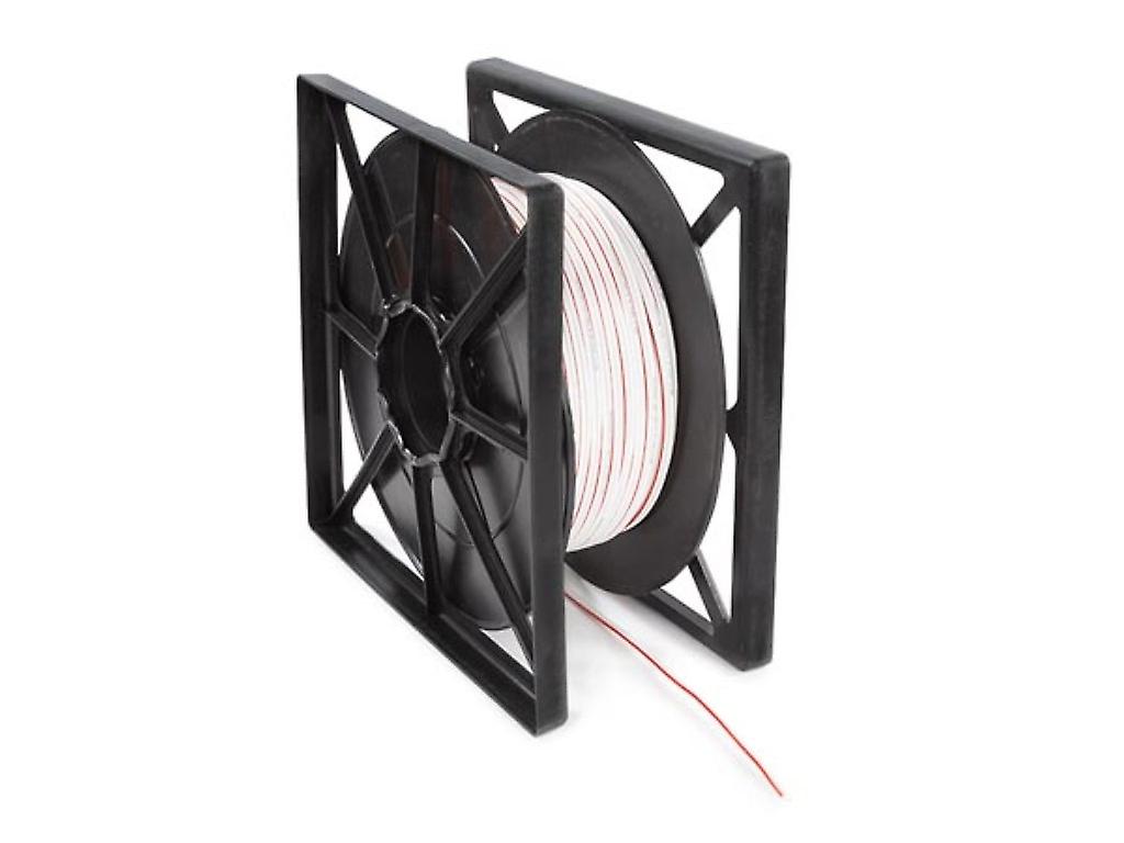HQ-Power Lautsprecherkabel 2x0,75mm², 100 Meter, weiß, Rolle, sauerstofffrei OFC