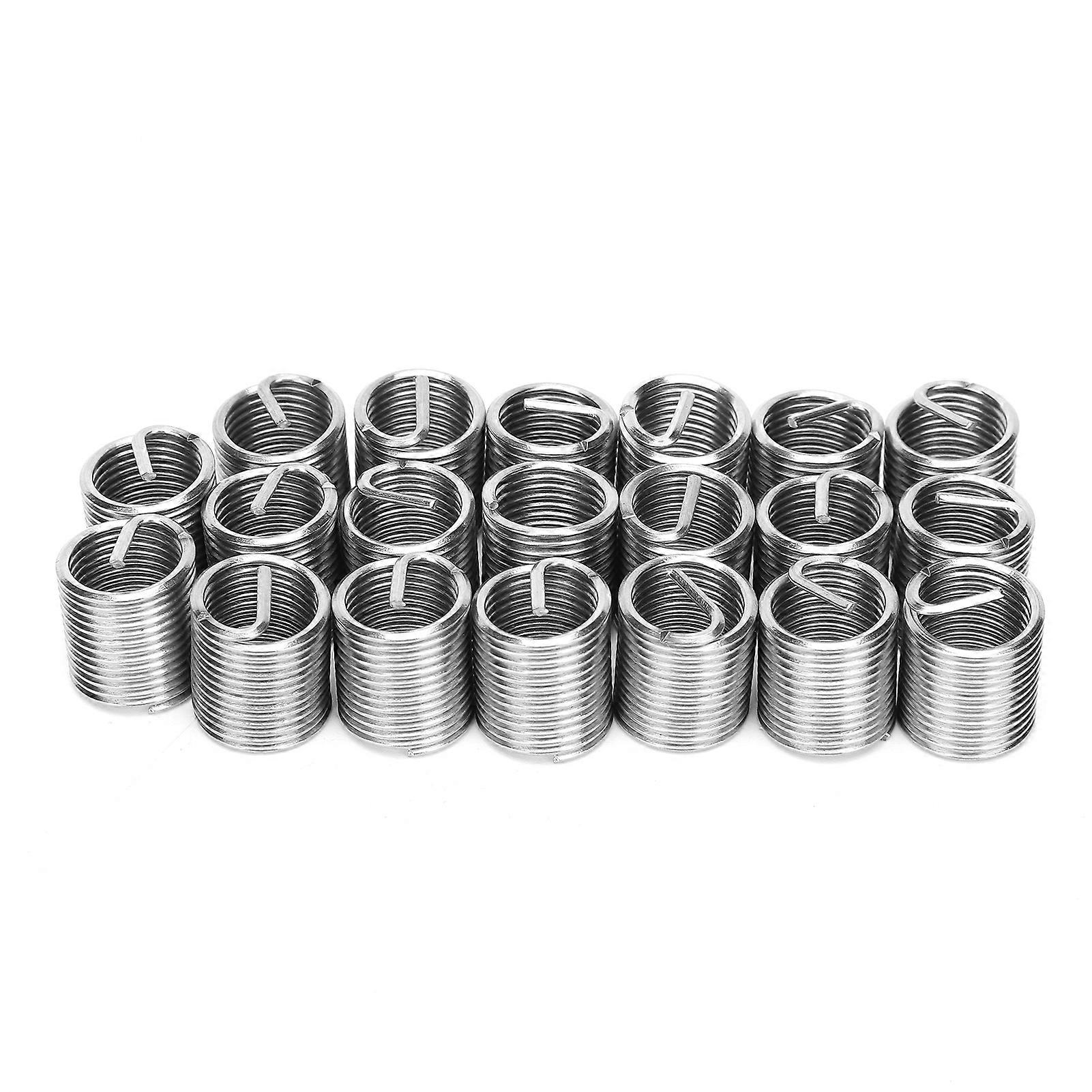 20Pcs Filetage Réparation Manchon Douille Vis Acier Inoxydable Fil Filetage Insert M12 x 1.52D