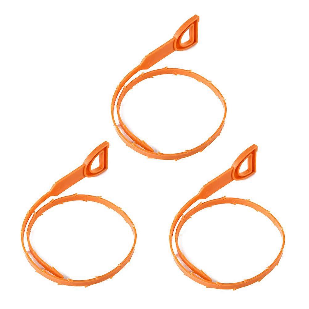 3pcs Drain Cleaning Tool Quirrel Drain Hair Clog Remover Catcher Drain Clog Snake Cleaning Tool