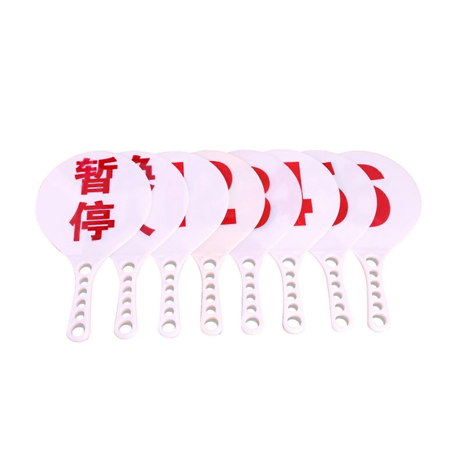 9x Competition Accessory Kit Red Black Sided Basketball Referee Match Boards