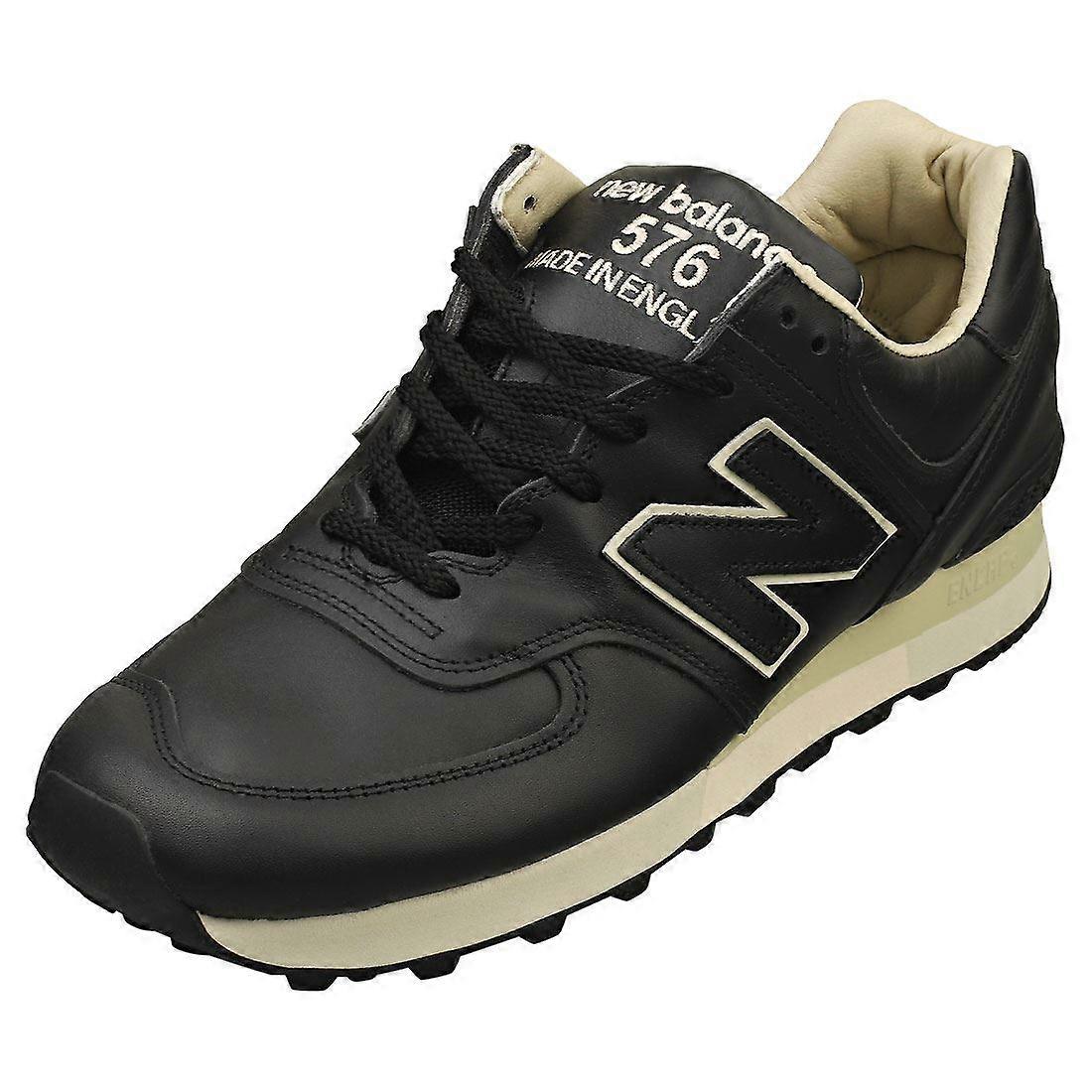 New Balance 576ブラックスニーカー New Balance 576 Made In England Mens Casual Trainers in Black