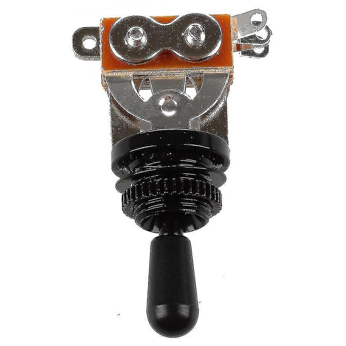 Black Tip 3 Way Toggle Switch Selector For Electric Guitar