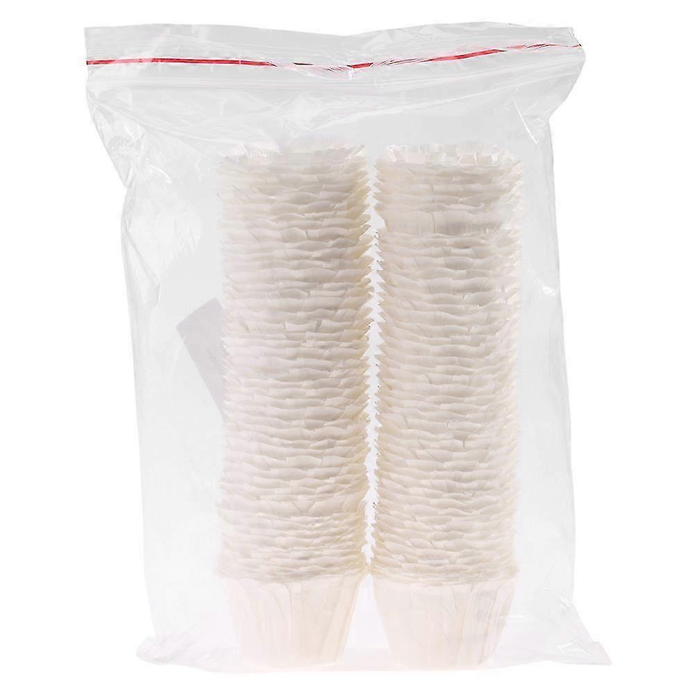 100pcs Disposable Food Grade Coffee Filter Paper Cups Effective Filtrating Replacement