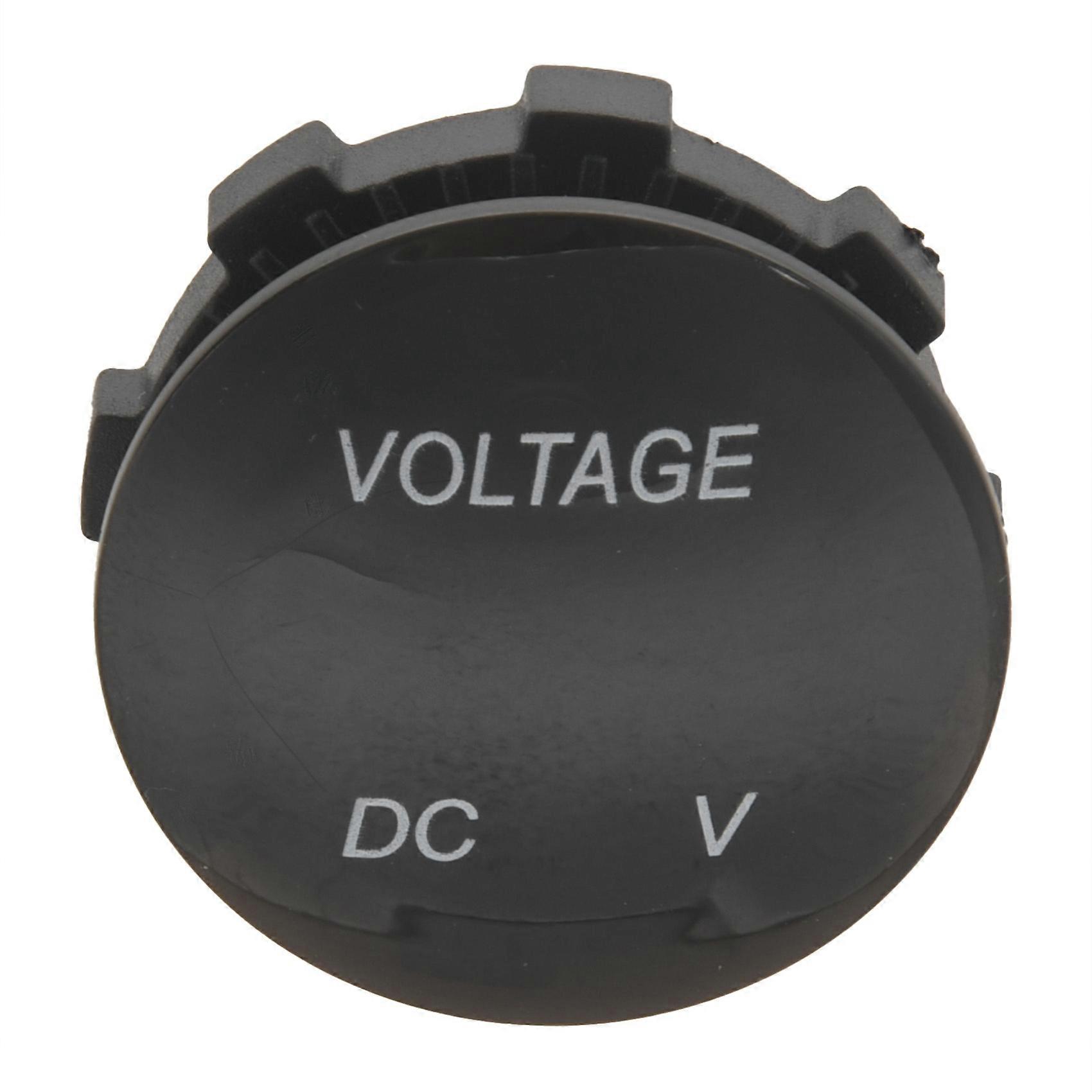 Voltage Meter Universal Voltmeter Digital Display Water Resistant LED Green Color for 12V-24V DC Ca