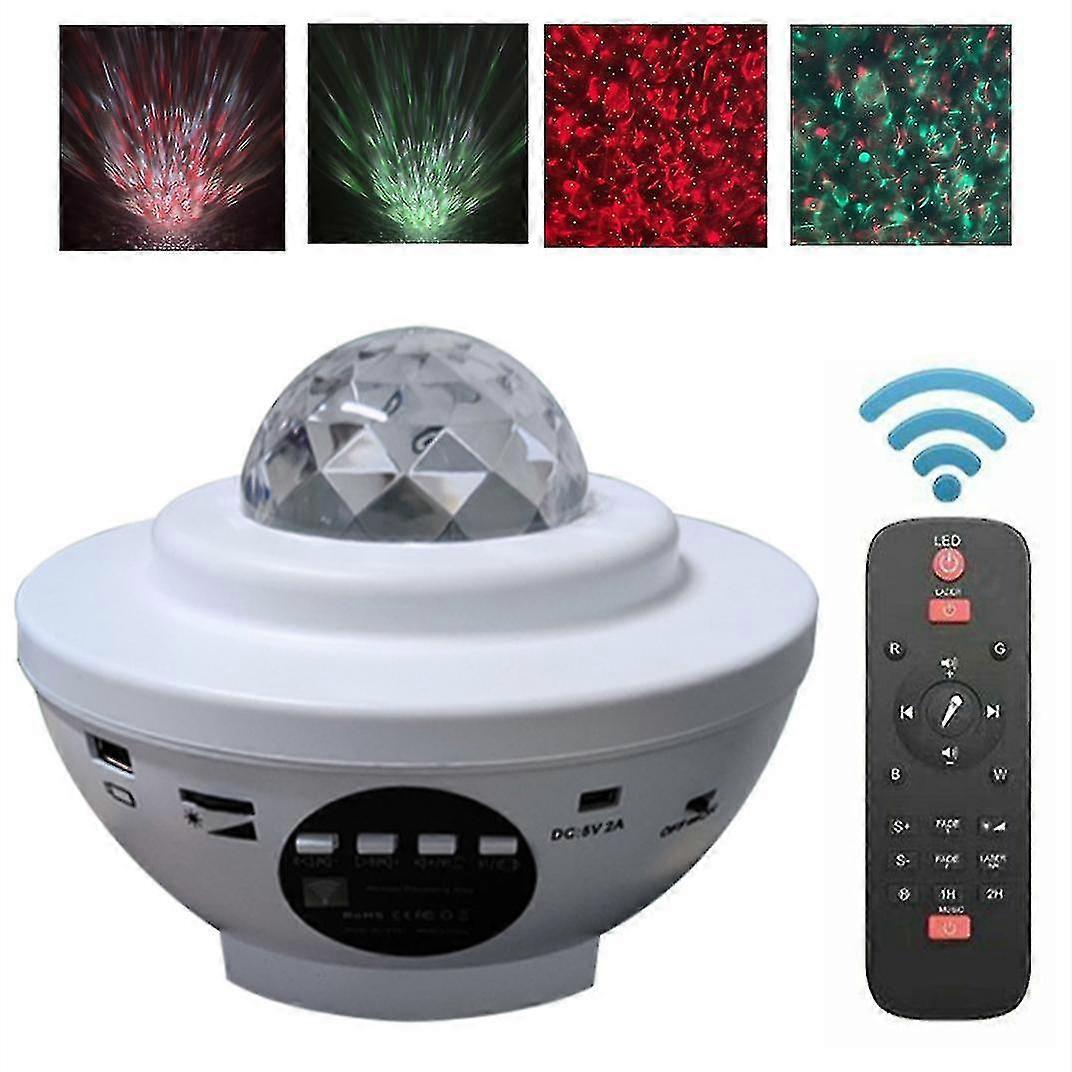 light smart atmosphere voice night projector led(white control