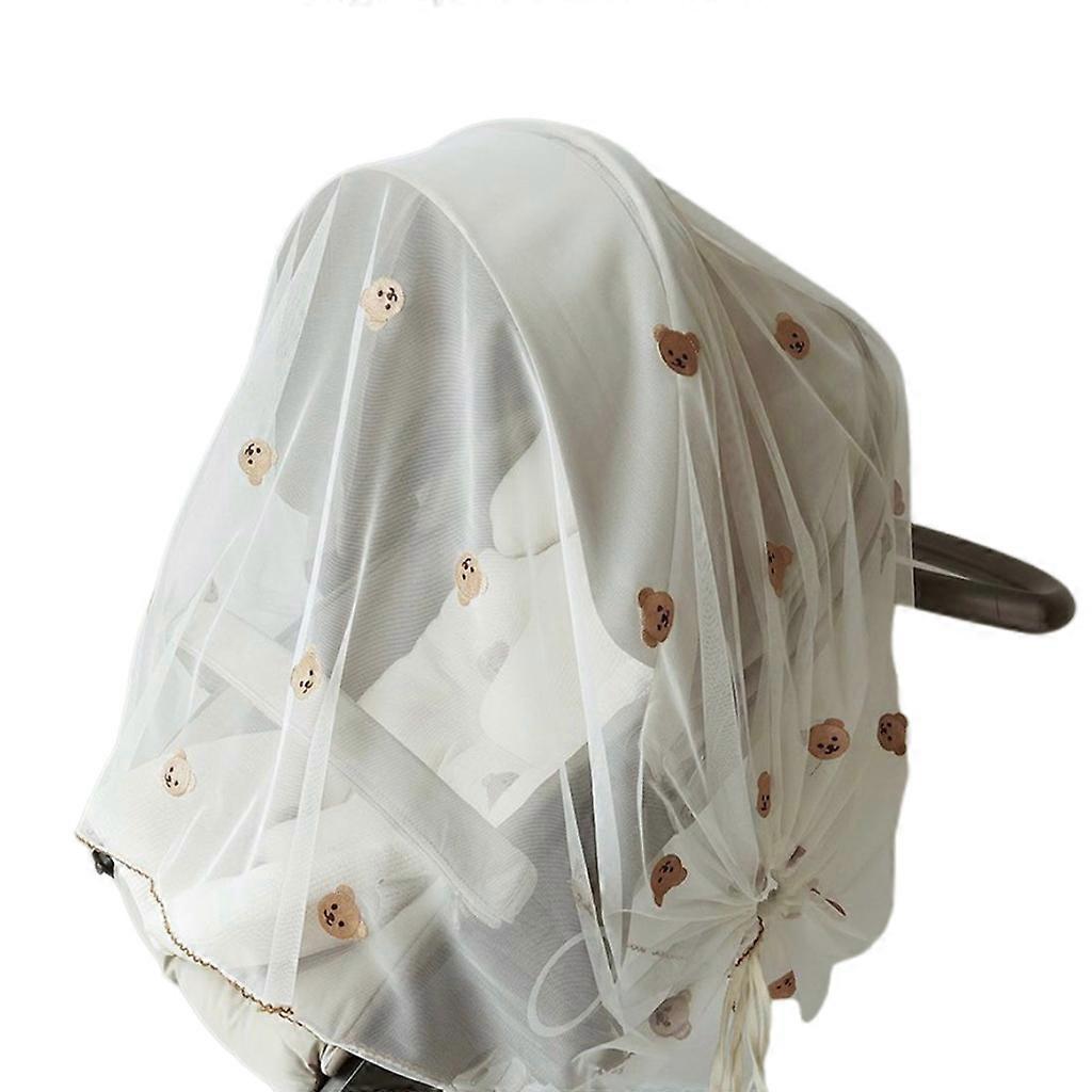 Pushchair Mosquito Mesh Cover Infant Stroller Protective Bug Net Pram Accessory