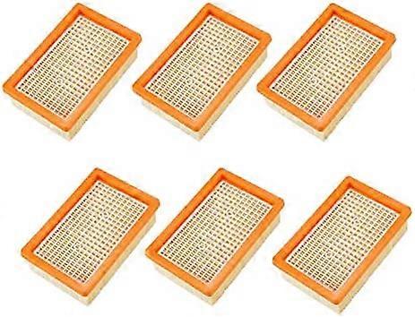 Lot Of 6 Filters For Karcher Mv4 Mv5 Mv6 Wd4 Wd5 Wd6, Spare Pieces Hepatic Filter