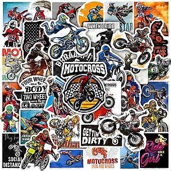 50 Random Stickers Pack – Decals For Car, ATV, Bike, Helmet, BMX, Motocross