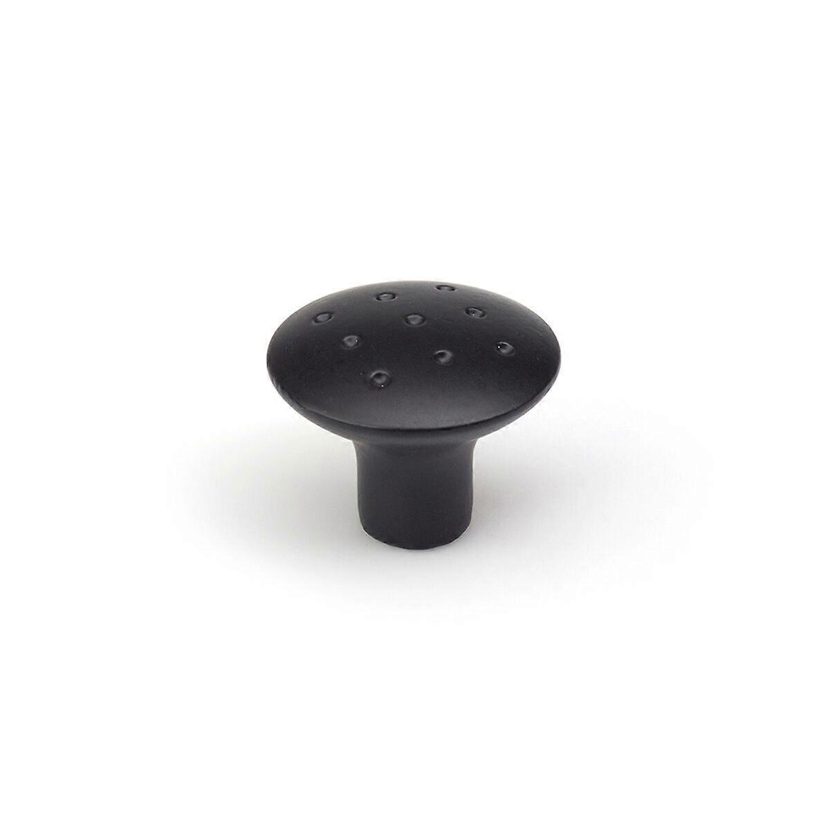 Doorknob Rei e774g Black Metal Ø 35 x 29 mm (2 Units)