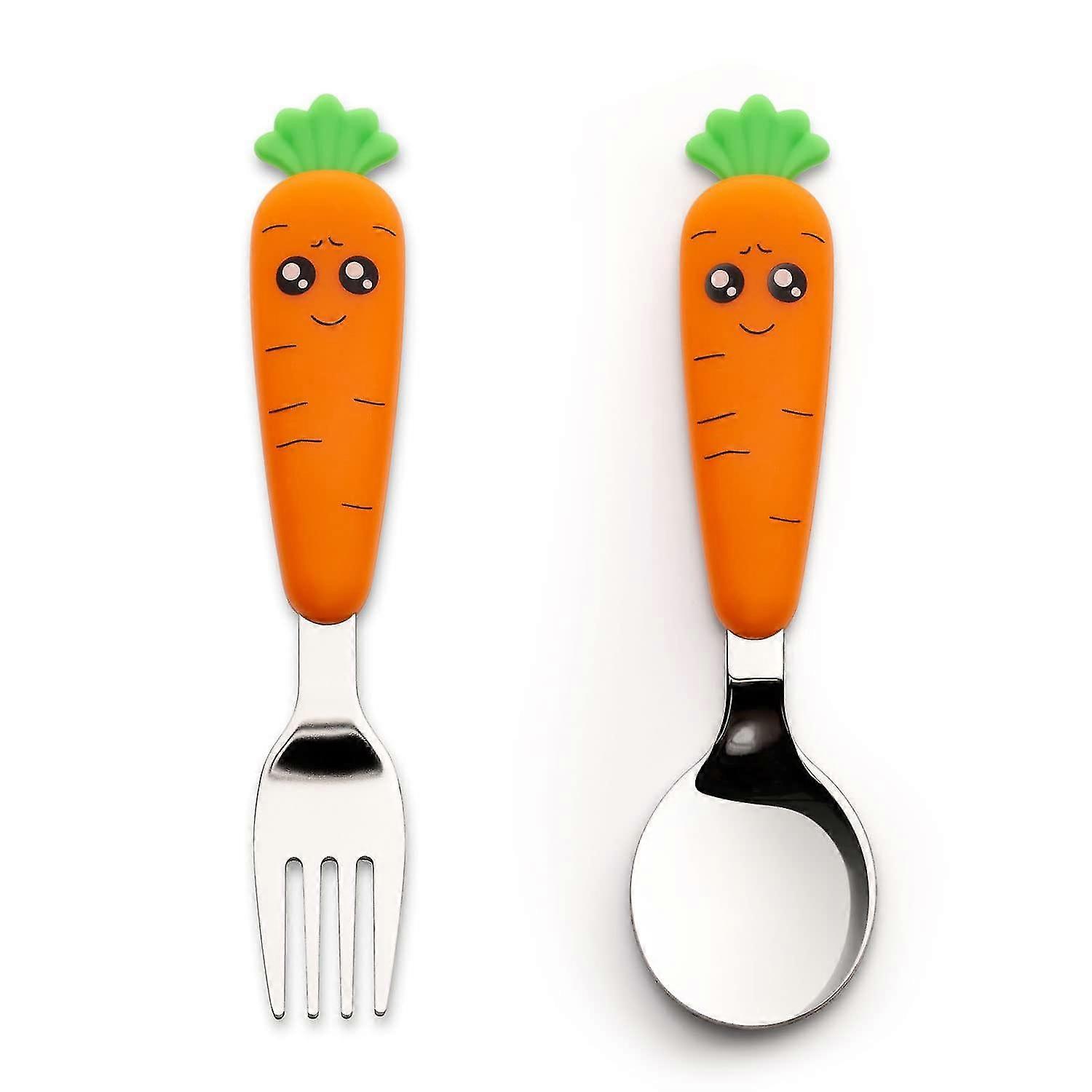 Toddler Utensils With Case, Spoons And Forks, Ages 18 Months+