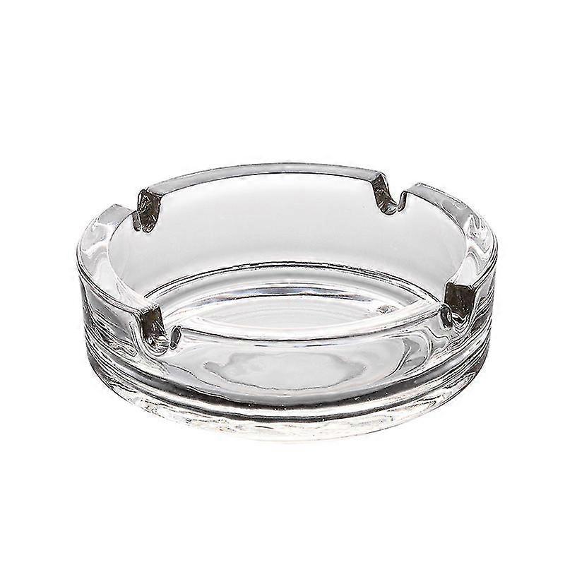 1pc Clear Stackable Ashtray - Classic Design - Tempered Glass Ashtray - DD