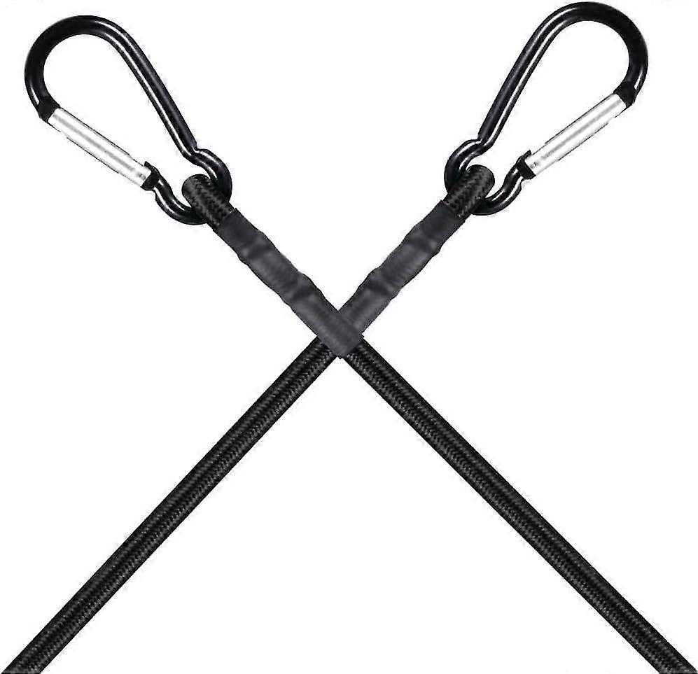 Bungee Cord with Carabiner Hooks,More Specification Options,20 inch 2 Pcs