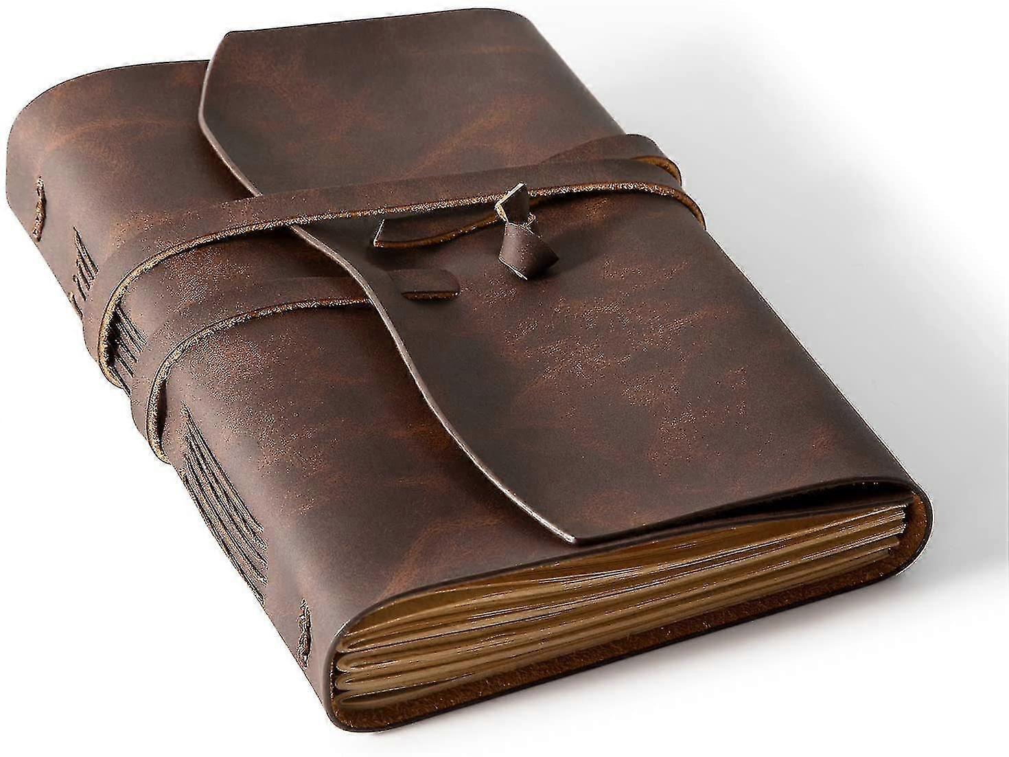 Carnet de notes en cuir - Carnet de notes relié en cuir-Yvan