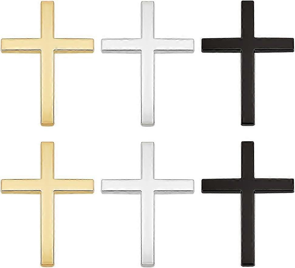 6Pcs Christian Cross Decal Cross Sticker