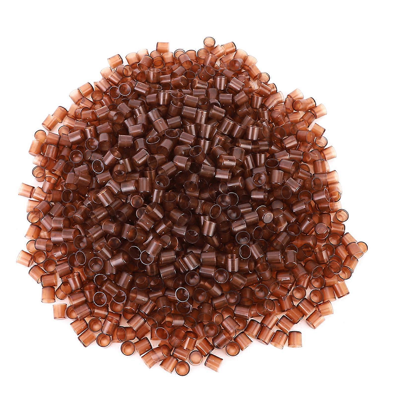 BeekeepingQueenCellPlasticBeeFeedingTools-1000PCS(Brown)