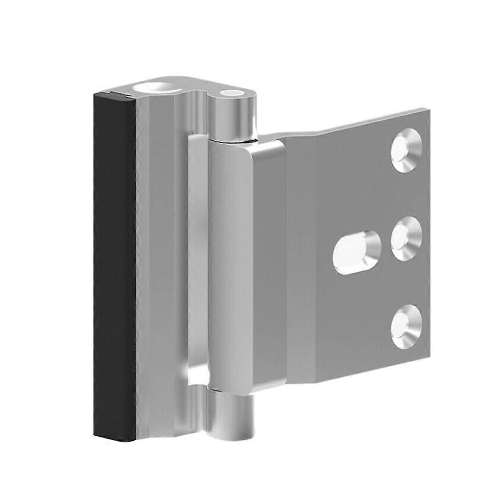 1pcs Upgraded Security Defender Home Door Reinforcement Lock Withstand 800 Lbs - Silver