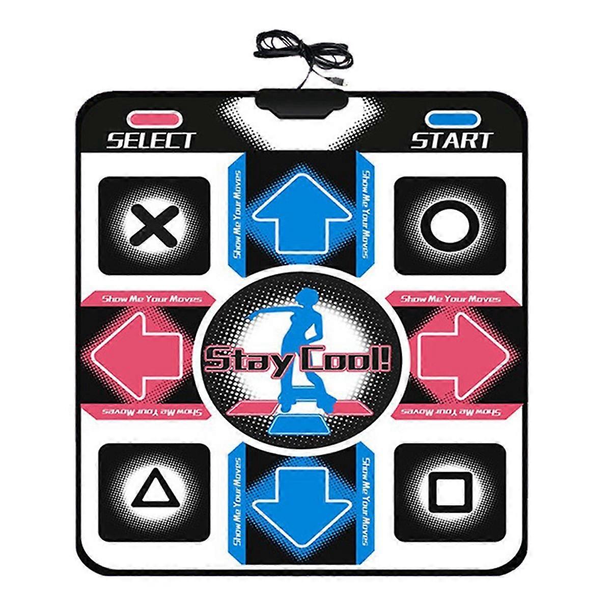 USB com fio tapetes de dança 11Keys Dancing Game Step Pad HD Foot Print Dancer Blanket Dancer Blanket Equipamento