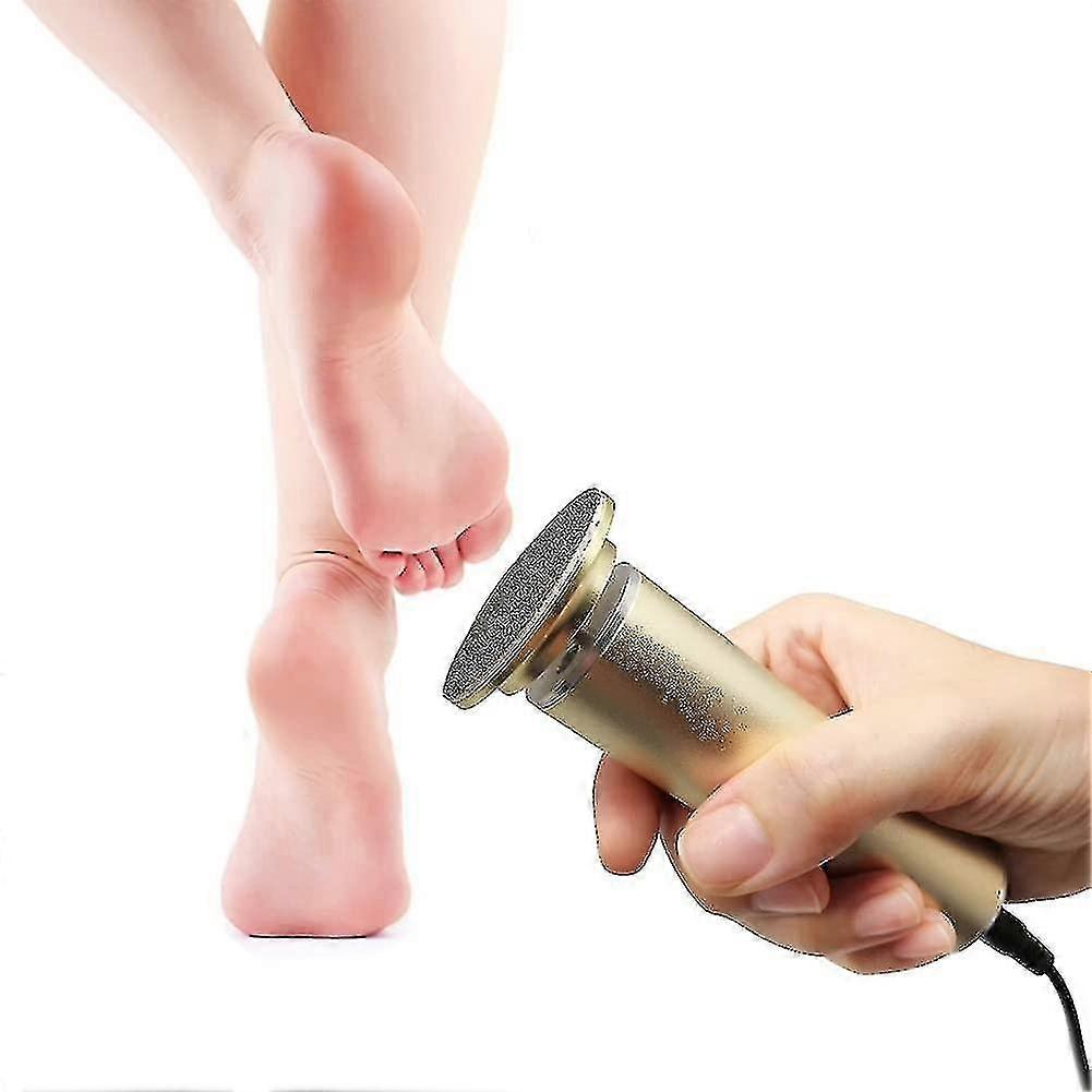 Electric Foot File (speed Adjustable) With 60pcs Replacement Sandpaper Disk, Professional Electric C