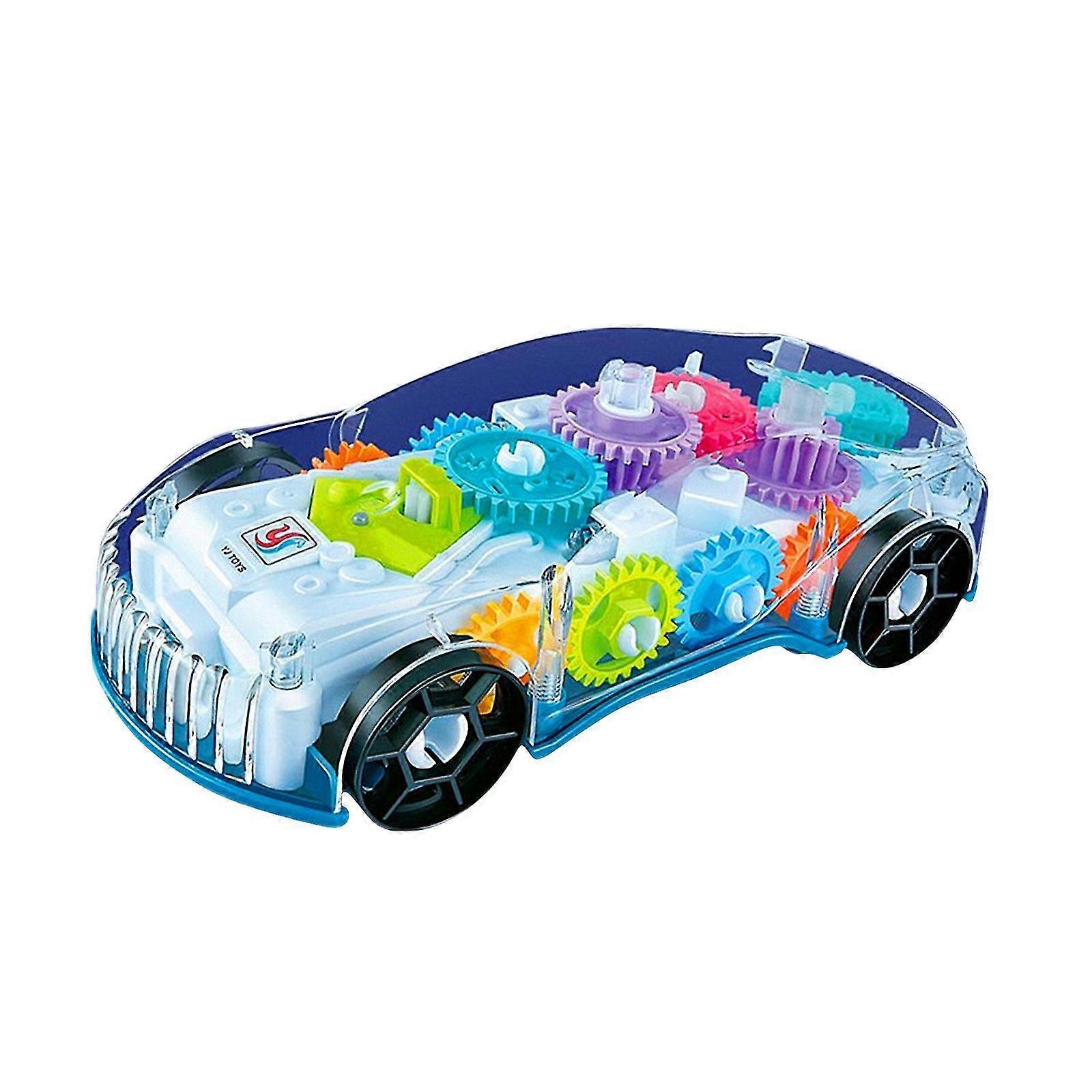 Remote Cars Kids Flashing Toy Transparent Up Led Music Mechanical Ar Car Luminous