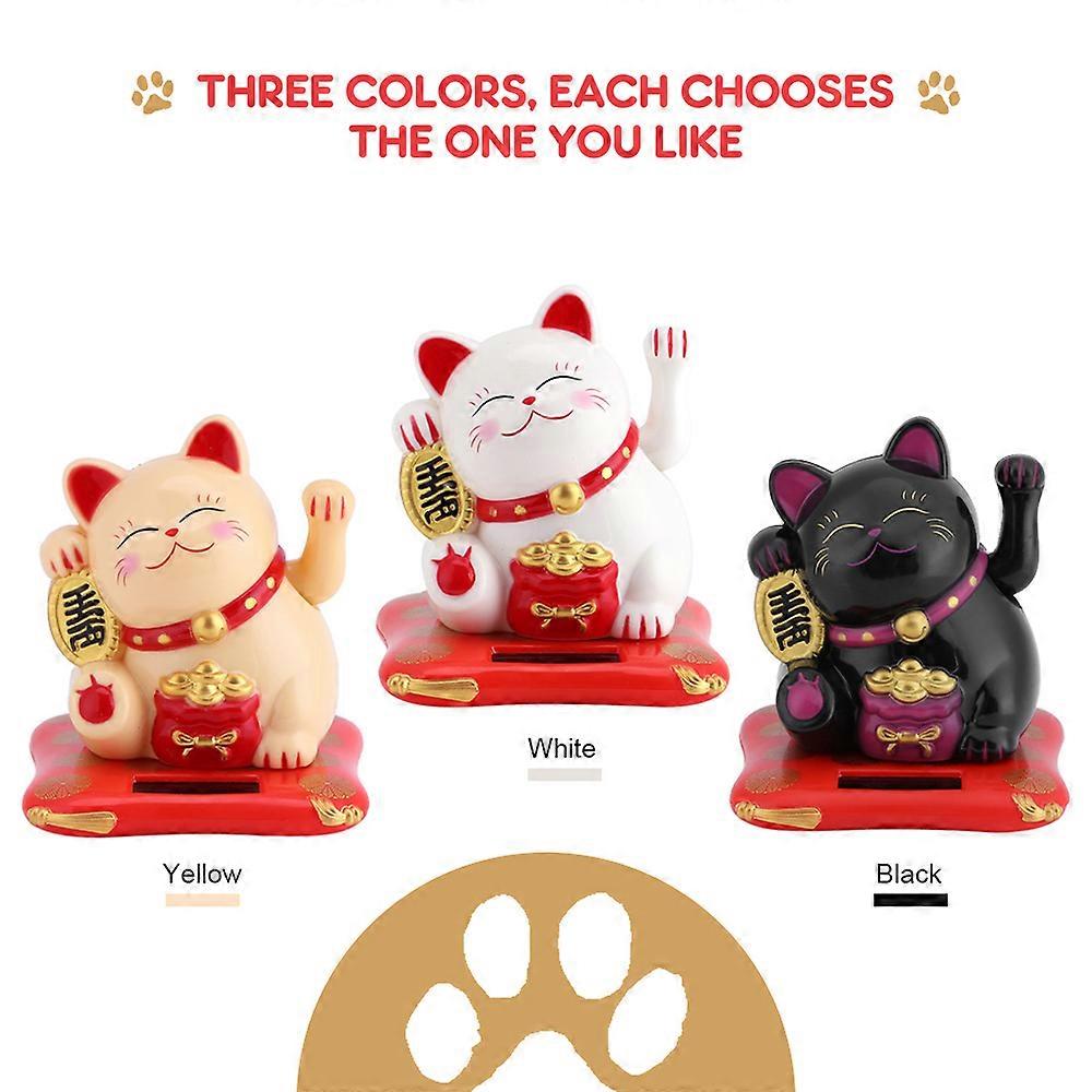Neko Chiński Szczęśliwy Machający Kot Przyzywa Maneki Neko Bogactwo Fortuna Feng Shu