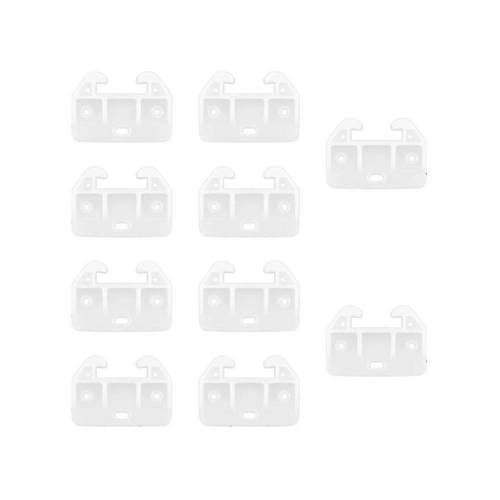 20pcs Drawer Track Guides Plastic Drawer Guides Drawer Slides Replacement Furniture Parts For Dress