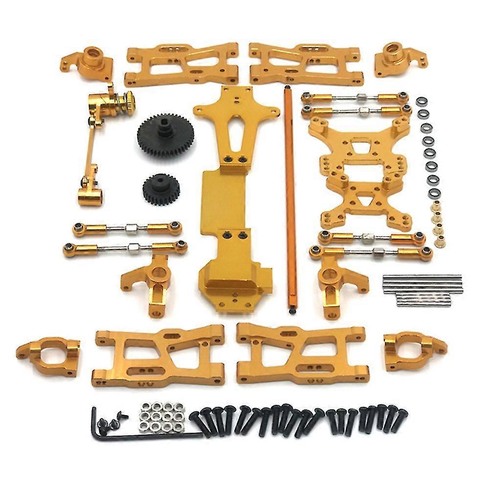 Metal Upgrade Parts Modification Kits Swing Arm Link Rod Set For 144001 144002 1/14 Rc Car Spare Ac