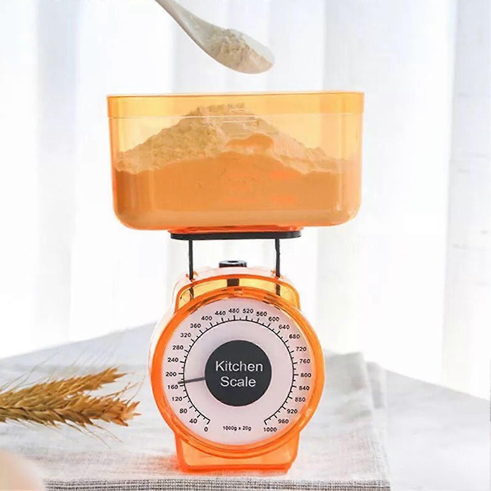 Kitchen Scale Clear Scale High Precision Long Pointer Read Easily Strong Bearing 1kg Mechanical Scale Restaurant Supply Kaesi