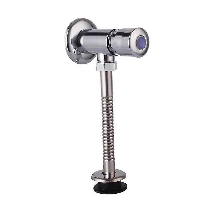 Exposed Urinal Flush Valve, Wall Mounted Flush Valve Push Button Type, Zinc