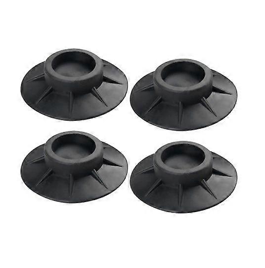 4 Pcs Washing Machine Round Fixed Rubber Base 10*1cm Anti-slip Mat