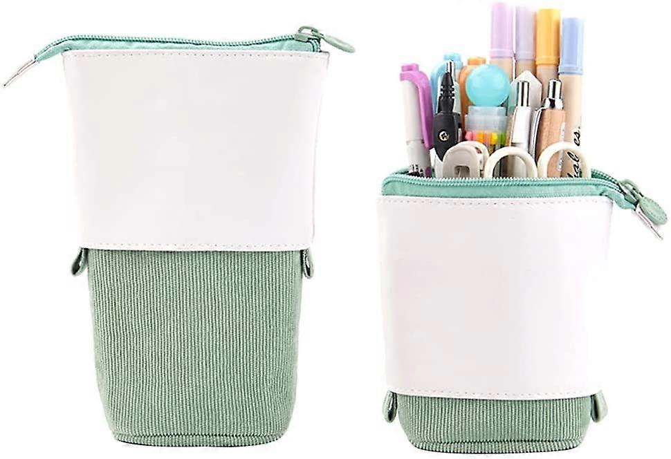 Retractable Pencil Case, Durable Canvas Telescopic Pencil Case