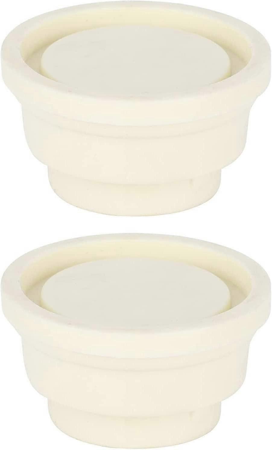 Pezzi Scaletta Piscina Buffer Tappi terminali per scaletta piscina interrata Set paraurti in gomma bianca per scalette per piscina Pezzi di ricambio universali