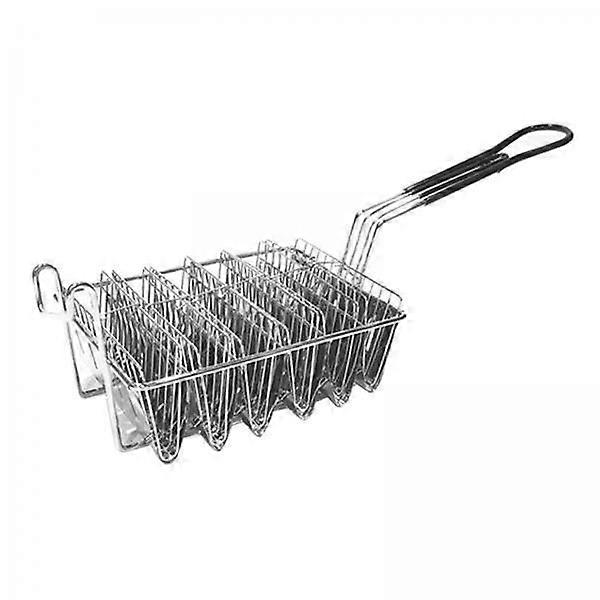 3xTaco Friteuse Taco Houder Gefrituurde Mand Container Stand 6 Schelpen