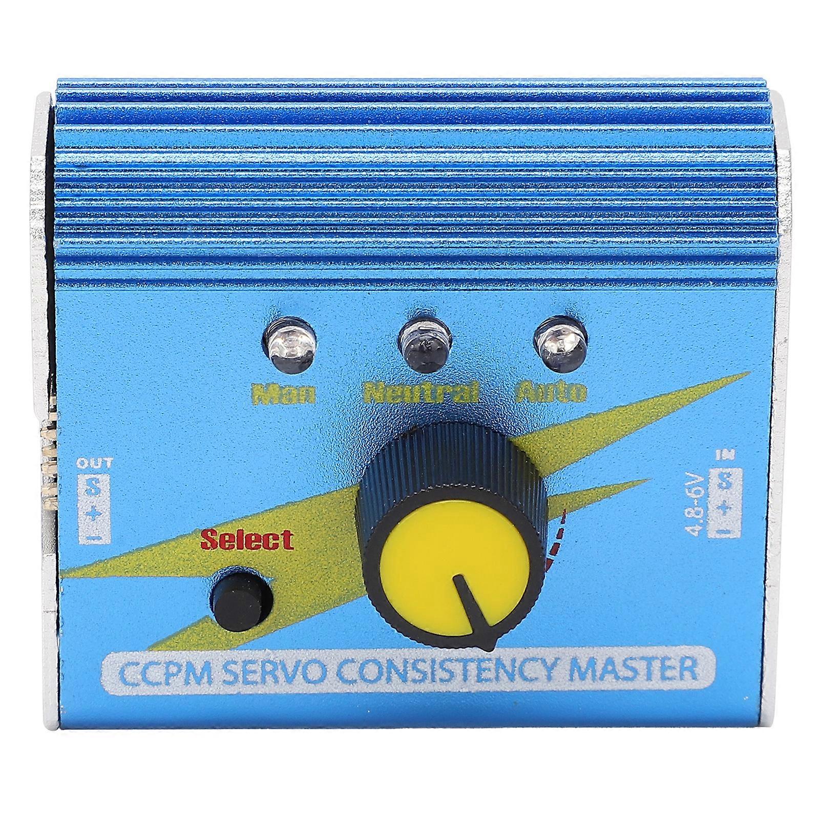 Testeur de servo ESC CCPM, contrôleur de cohérence de servo avec voyant lumineux à 3 rapports pour avion RC
