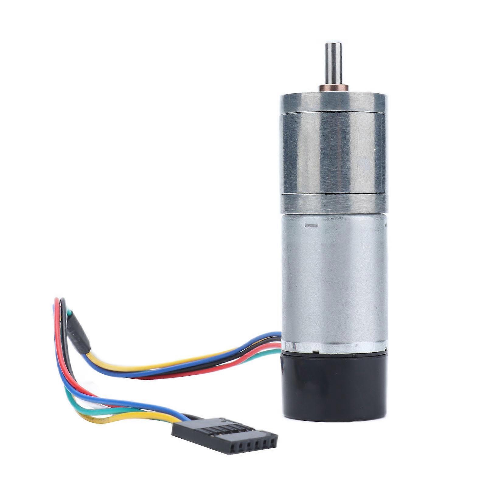 25GA DC Geared Motor Zinc Alloy Sturdy Durable Dustproof Stable Speed Reduction Gear Motor for DIY Engine Robot Model620RPM