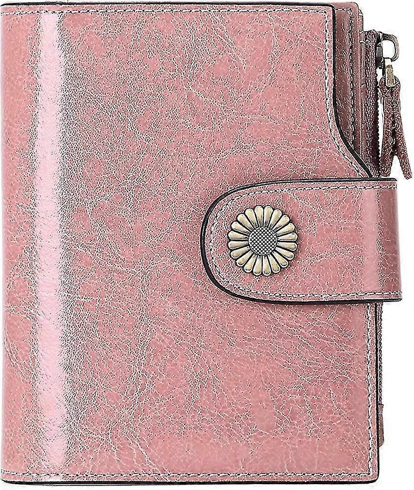 Women's Wallet, Made Of Soft Real Leather - 16 Card Slots With Protection Real