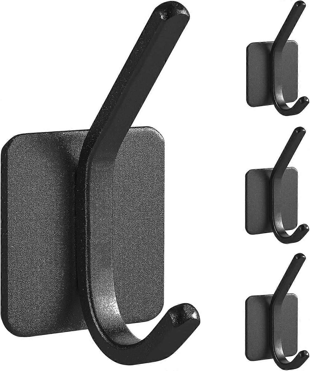 Heavy Duty Adhesive Hooks - Self-Adhesive Hooks Various Colors and Styles 30 lbs Maximum Load for Home School and Office (4 Pieces)