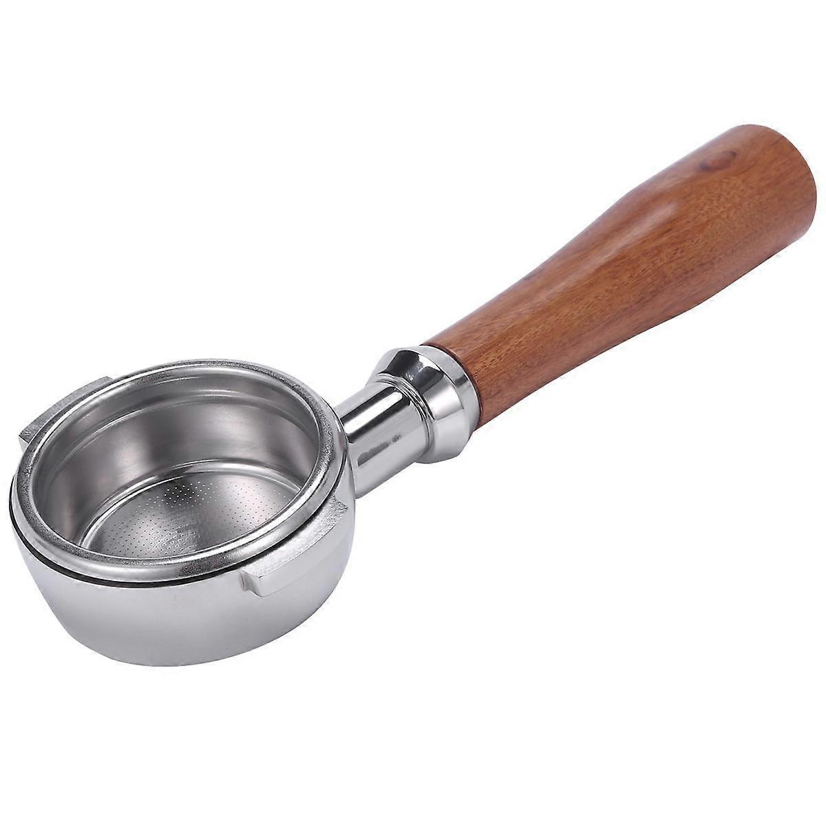 58Mm Stainless Steel Coffee Machine E61 No Base Filter Bracket Coffee Bottomless Handle Coffee Spoo