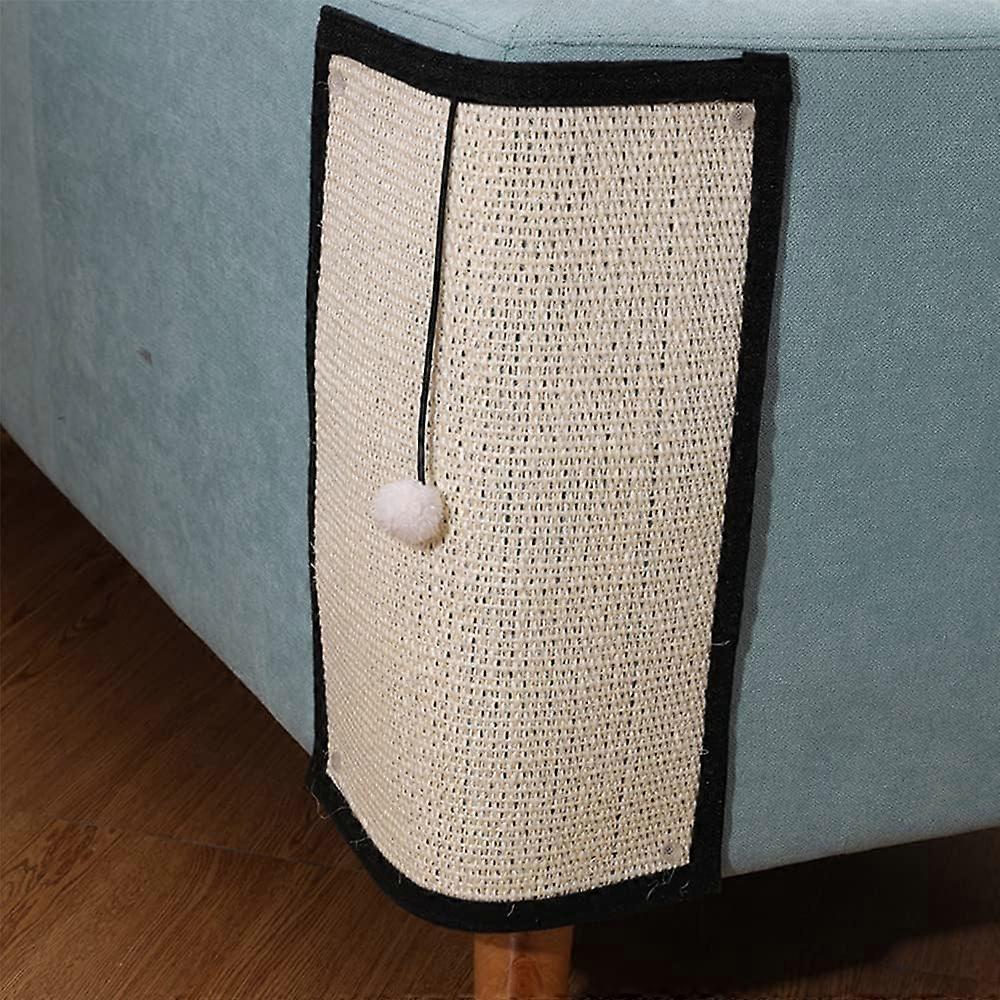 Cat Scratcher Mat 15.7 *11.8 INCH Sofa Protector Natural Sisal Cat Scratching Mat Cat Scratch Couch Cover Heavy Duty Couch Guard Easy Installation Scr