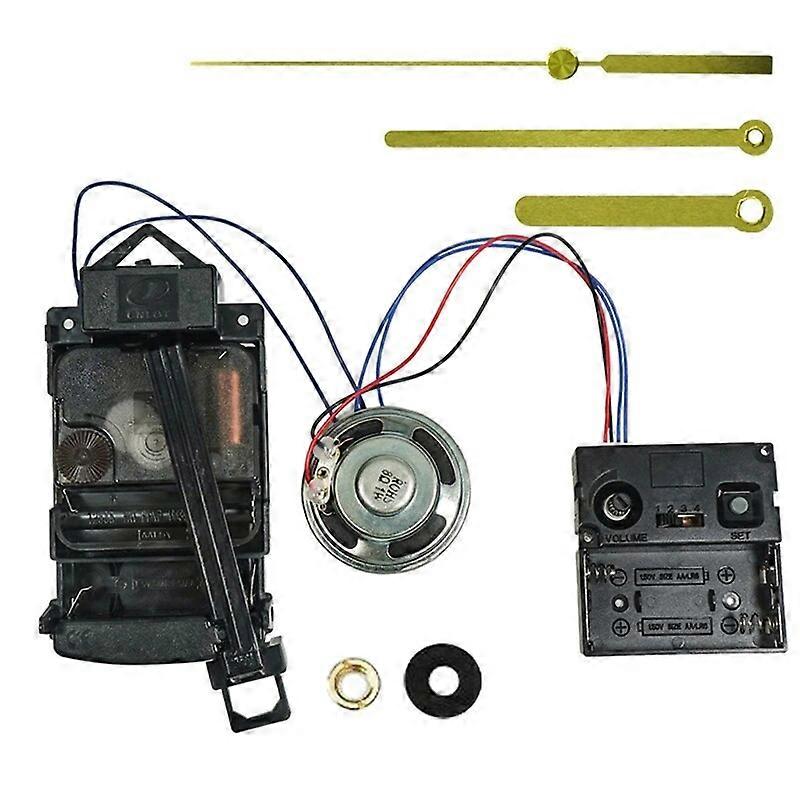 Wall Pendulum Clock Movement Mechanism with Long Shaft Music Box DIY Repair for Repairing Clock Set of Wholesale