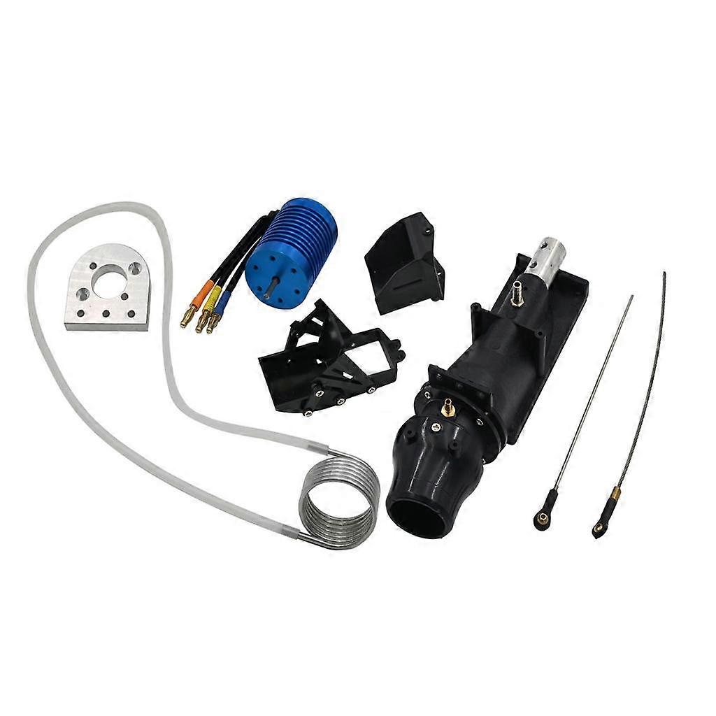 540 Brushed/Brushless Motor Pump Spray Thruster Water Turbo Power Servo Jet with Motor Pads for RC Boat Update Accessories Spare Parts - Brush