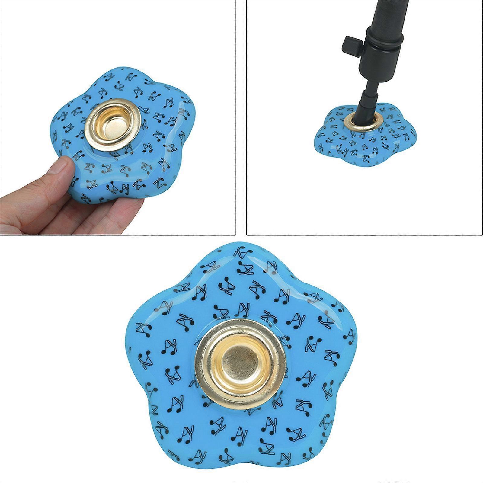 ABS+EVA Cello Accessories Peach Blossom Non-slip Mat Musical Instrument Protector 8.8x8.8x1.3cm