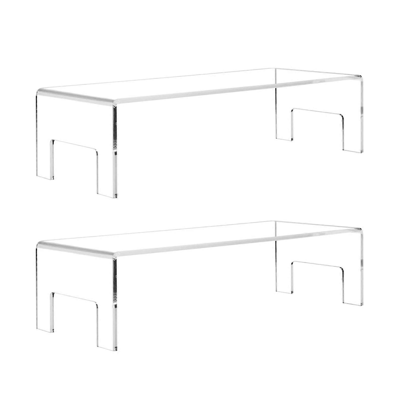 Acrylic Display Stand Riser Shelf Rack for Dessert Doll Models Cosmetic